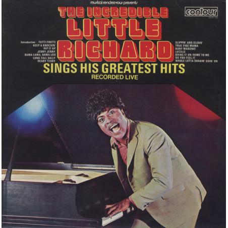 Little Richard ‎– The Incredible Little Richard Sings His Greatest Hits Recorded Live