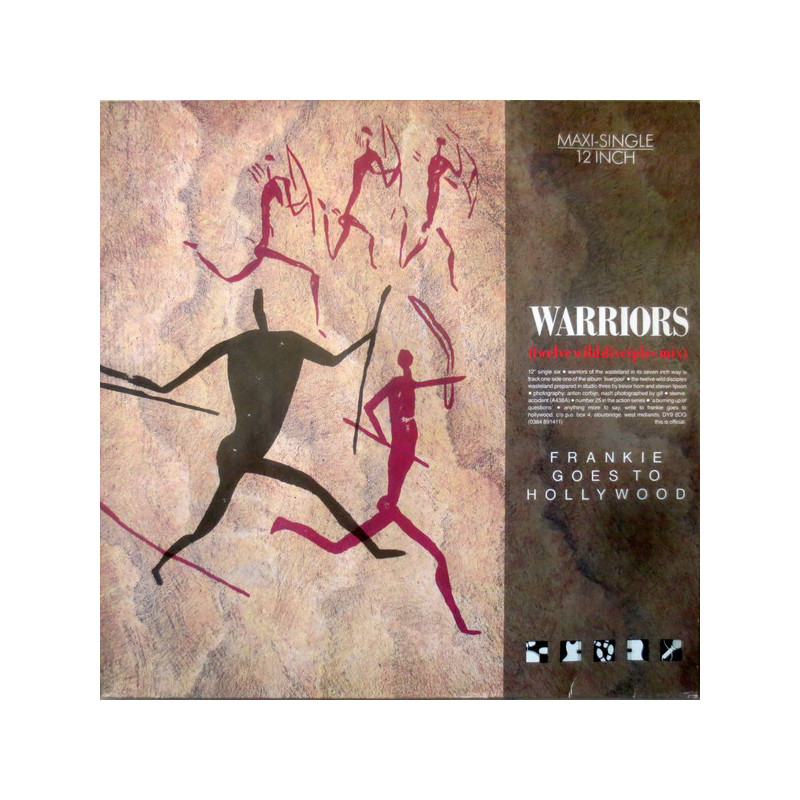 Frankie Goes To Hollywood ‎– Warriors (Twelve Wild Disciples Mix)  12' single 45 RPM