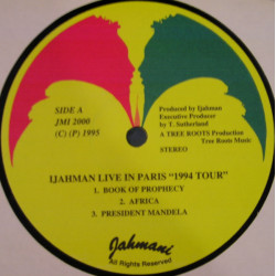 Ijahman ‎– Live In Paris 1994