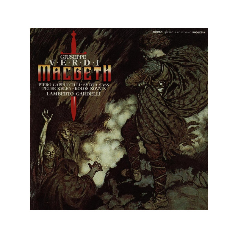 Giuseppe Verdi - Piero Cappuccilli, Sylvia Sass, Péter Kelen, Kolos Kováts, Lamberto Gardelli ‎– Macbeth 3LP BOX