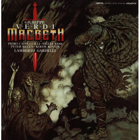 Giuseppe Verdi - Piero Cappuccilli, Sylvia Sass, Péter Kelen, Kolos Kováts, Lamberto Gardelli ‎– Macbeth 3LP BOX