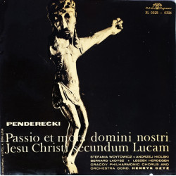 Penderecki ‎– Passio Et Mors Domini Nostri Jesu Christi Secundum Lucam 2LP