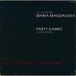 Sandra ‎– (I'll Never Be) Maria Magdalena 12' single