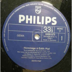 Edith Piaf ‎– Hommage À Édith Piaf 2LP