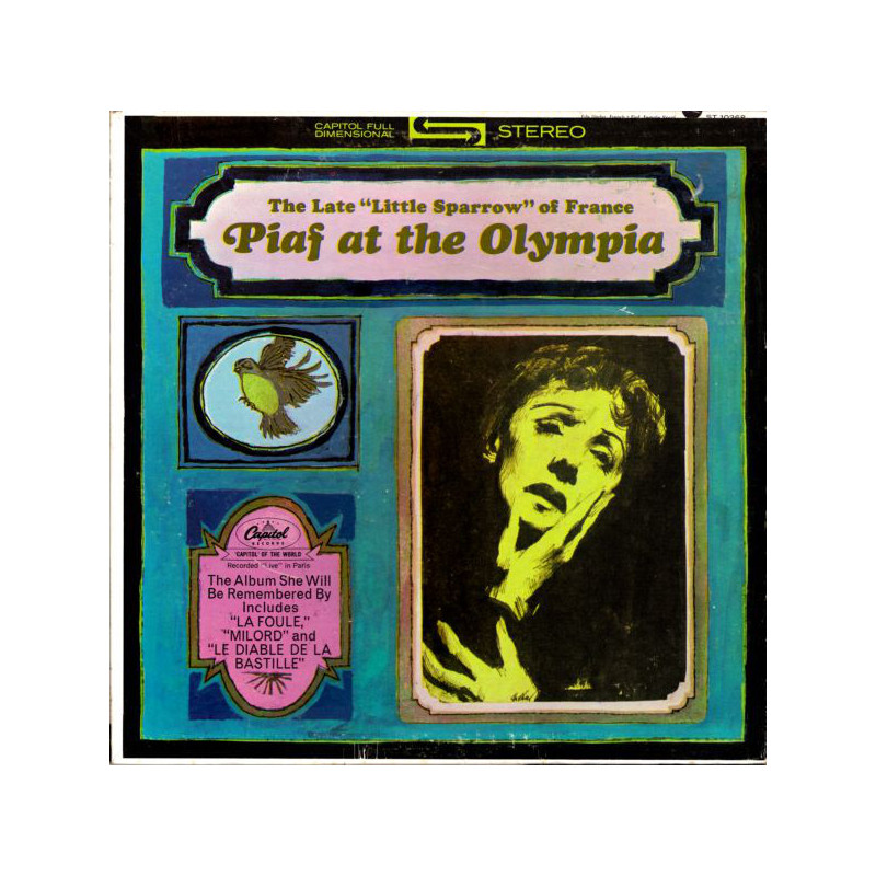 Edith Piaf ‎– Piaf At The Olympia