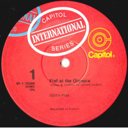 Edith Piaf ‎– Piaf At The Olympia