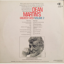 Dean Martin ‎– Dean Martin's Greatest Hits! Volume 2