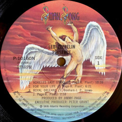 Led Zeppelin  ‎– Presence
