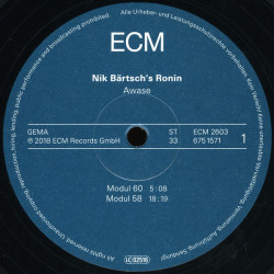 Nik Bärtsch's Ronin ‎– Awase 2LP
