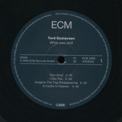 Tord Gustavsen ‎– What Was Said 2LP