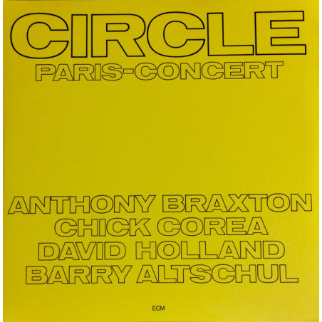 Anthony Braxton, Chick Corea, David Holland, Barry Altschul - Circle  ‎– Paris - Concert 2LP