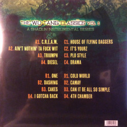 Wu-Tang Clan ‎– The W-Tang Classics Vol 1 (A Shaolin Instrumental Series) 2LP
