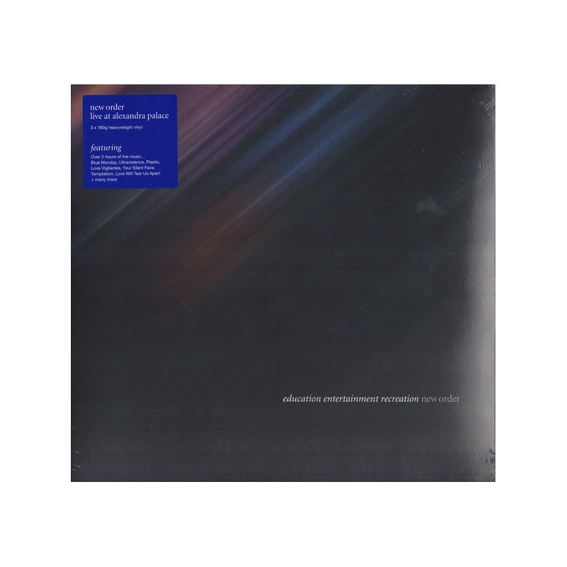 New Order ‎– Education Entertainment Recreation  3LP