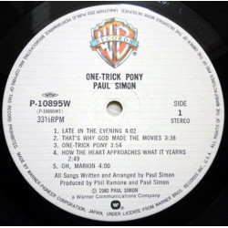 Paul Simon ‎– One-Trick Pony