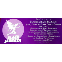 Black Sabbath ‎– Sabotage Super Deluxe 4LP + 7' single