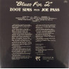 Zoot Sims Plus Joe Pass ‎– Blues For 2