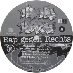 Various ‎– Hip-Hop Hurra! Rap Gegen Rechts 2LP