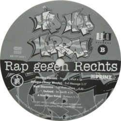 Various ‎– Hip-Hop Hurra! Rap Gegen Rechts 2LP