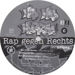 Various ‎– Hip-Hop Hurra! Rap Gegen Rechts 2LP