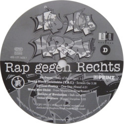 Various ‎– Hip-Hop Hurra! Rap Gegen Rechts 2LP