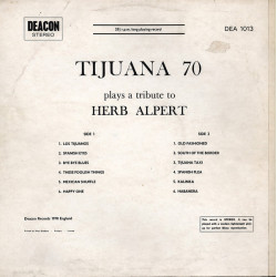 Tijuana 70 ‎– A Tribute To Herb Alpert