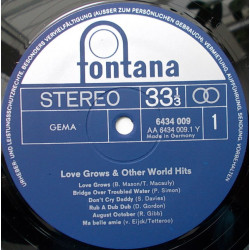 Various ‎– Love Grows & Other World Hits