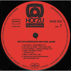 Various ‎– Die Schlagerkiste Der 50er Jahre 2LP