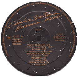 Carlos Santana ‎– Havana Moon