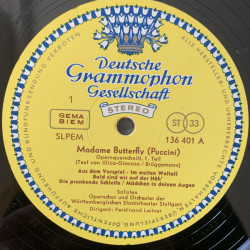 Giacomo Puccini – Anny Schlemm, Sándor Kónya ‎– Madame Butterfly