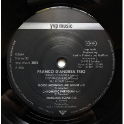 Franco D'Andrea Trio ‎– Franco D'Andrea Trio