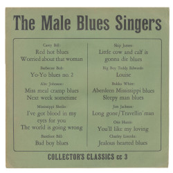 Various ‎– The Male Blues Singers Vol. 1