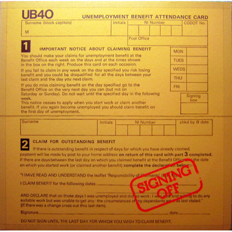 UB40 – Signing Off 2LP