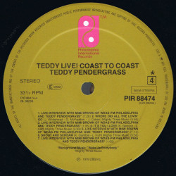 Teddy Pendergrass – Live! Coast To Coast  2LP