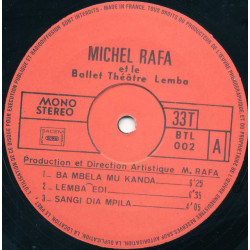 Michel Rafa Et Le Ballet Théâtre Lemba – Musiques Chants Et Rythmes D'Afrique Centrale