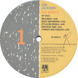 Joe Jackson – Big World  2LP
