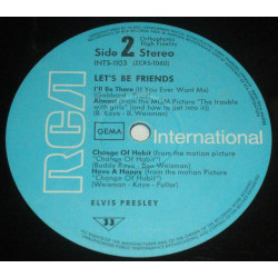 Elvis Presley – Let's Be Friends