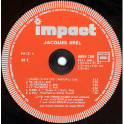Jacques Brel – Ne Me Quitte Pas  3LP Box