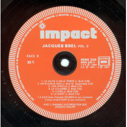 Jacques Brel – Ne Me Quitte Pas  3LP Box