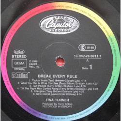 Tina Turner – Break Every Rule