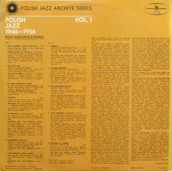 Various – Polish Jazz 1946-1956 Vol. 1 – Post-War Dance Bands – Polish Jazz Archive Series