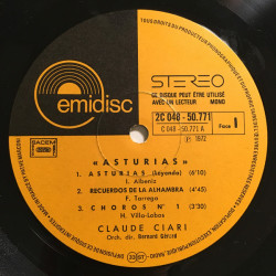 Claude Ciari, Bernard Gérard And The Batucada's Seven ‎– Asturias