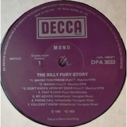 Billy Fury – The Billy Fury Story  2LP