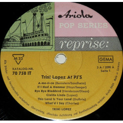 Trini Lopez – Trini Lopez At PJ's