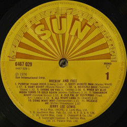 Jerry Lee Lewis – Rockin' And Free (Previously Unissued Sun Sessions)