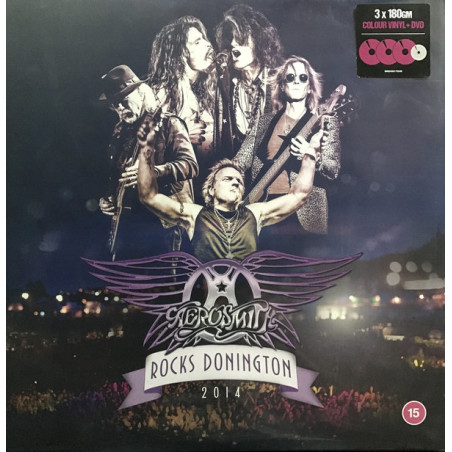 Aerosmith – Rocks Donington 2014  3LP + DVD - Coloured