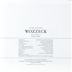 Alban Berg - Evelyn Lear, Dietrich Fischer-Dieskau, Karl Christian Kohn – Wozzeck 2LP Box