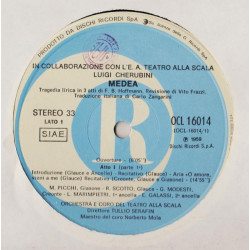 Luigi Cherubini / Callas / E. A. Teatro Alla Scala Direttore Tullio Serafin ‎– Medea 3LP Box
