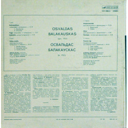 Osvaldas Balakauskas – Osvaldo Balakausko Kūriniai