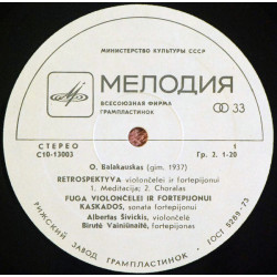 Osvaldas Balakauskas – Osvaldo Balakausko Kūriniai