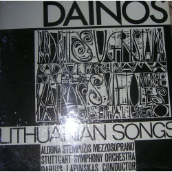 Aldona Stempužis With The Stuttgart Symphony Orchestra ‎– Dainos / Lithuanian Songs